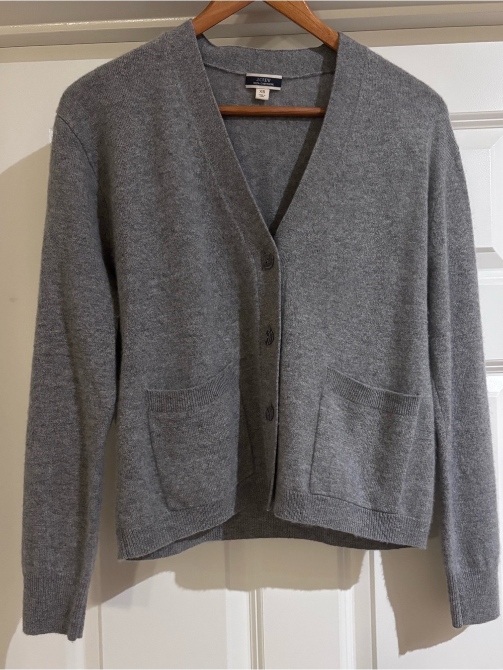 J.Crew Patch Pocket Cashmere Cardigan - Picture 4 of 7